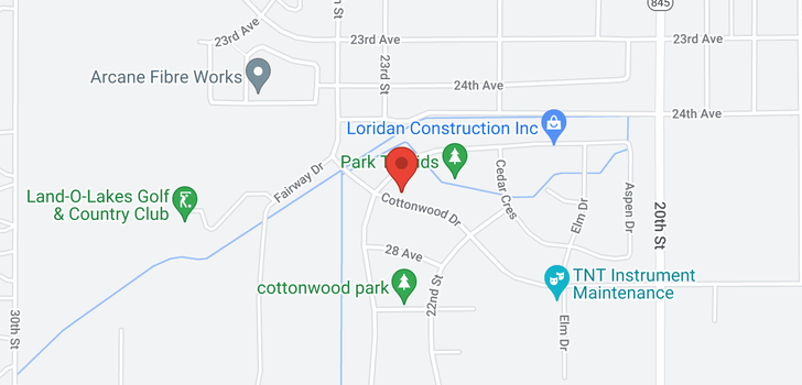 map of 2244 Cottonwood Drive